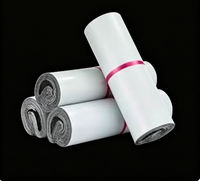 Enveloppes d'expédition en polyéthylène durables pour usine, sacs de courrier blancs, pochettes pour vêtements et chaussures