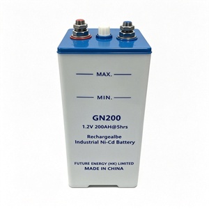 Batterie rechargeable alcaline nickel-cadmium (NiCD) à faible décharge KL200P 1.2V 200AH GN200 KPL200 IEC60623 pour alimentation de secours - Product Image 2