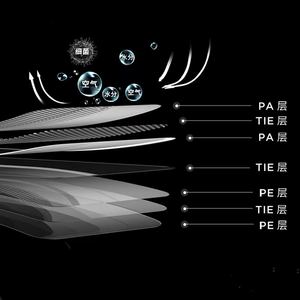 食品真空密封袋卷 - 2 卷/套装，不含 BPA，食品级，重型，密封性好，适合冷冻，可按尺寸剪裁，压纹，适用于肉类、水果 - Product Image 4