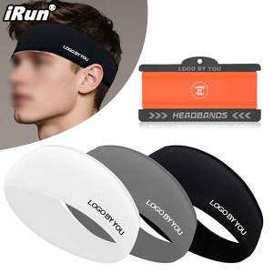 Diadema Deportiva <span class=keywords><strong>IRun</strong></span> con Logotipo Personalizado, Absorbente de Humedad, Elástica, de Secado Rápido, Tejido de Alta Elasticidad para Gimnasio y Actividades al Aire Libre - Product Image 1