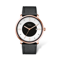 Nouvelle montre pour femme, boîtier rond doré, mouvement japonais, logo client, dernière montre en alliage