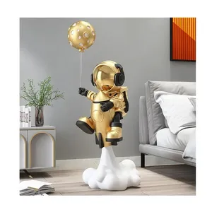 Decorazione per Soggiorno Astronauta, Luce LED Decorativa a Forma di Astronauta, Decorazione 3D per Camera dei Bambini - Product Image 3