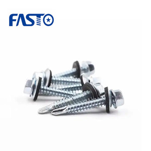 Tornillos autoperforantel Kích thước 3.9 Hex máy giặt đầu mạ kẽm tự khoan <span class=keywords><strong>Tek</strong></span> vít cho kim loại - Product Image 5