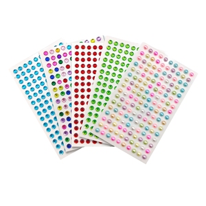 5mm circle tatoo sticker music festival accessories stone sticker Makeup Sticker rhinestone Face Jewels party