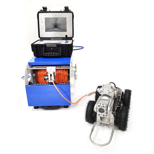 Robot d'inspection vidéo de vidange d'égout municipal CCTV IP68 avec mesure laser et <span class=keywords><strong>compteur</strong></span> de <span class=keywords><strong>compteur</strong></span> pour <span class=keywords><strong>DN</strong></span> 200-3500mm - Product Image 1