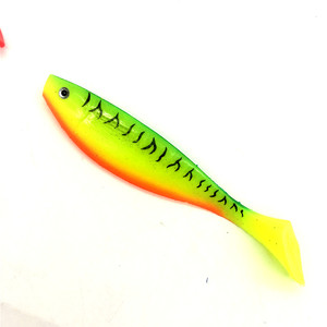 Señuelo caníbal de Pesca de Mar suave, cebo grande T Shad Pro de 27g /16cm, cola en T, pesca de lubina, anzuelo de gusano - Product Image 4