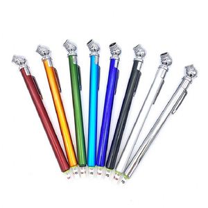 Custom <b>Car</b> Metal Tire Pressure Gauge Pen Type Aluminum Air Gauge Portable Durable 10-50 PSI Tyre Pressure Gauge With <b>Clip</b> - Product Image 4