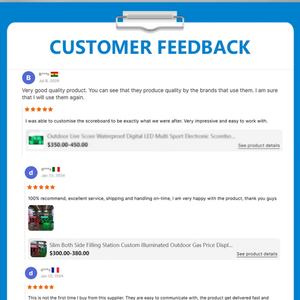 <strong>Large</strong> Size Gas Station 888910 LED Gas Price Signs <strong>7</strong> <strong>Segment</strong> Gas Station LED Number Price Sign Digital <strong>Display</strong> Board - Product Image 4