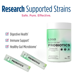 OEM/ODM suplemento dietético salud intestinal probióticos en polvo <span class=keywords><strong>para</strong></span> la digestión hinchazón probióticos en polvo flora intestinal equilibrada probióticos - Product Image 2