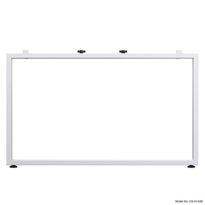 Table de travail ODM moderne, avec pieds en acier, meuble de bureau pour 4 personnes, avec structure en métal, station de travail - Product Image 3