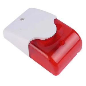 Sirena con alarma de luz intermitente de 105 dB para sistemas de seguridad - Product Image 1
