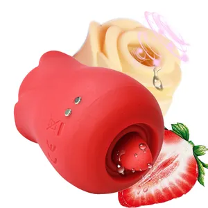 Секс-игрушка в форме розы влагалище сосание вибратор присосок для соска оральный лизание клитора Секс-игрушки секс-Роза вибратор для женщин секс-шоп