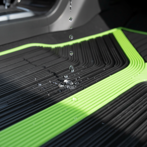 Juego Completo de 2 Piezas de Accesorios Interiores de Látex con Rayas Perforadas con Aguja para Tesla Model Y Facelift, 10 mm de Grosor, Fáciles de Limpiar, 1 Año de Garantía - Product Image 6