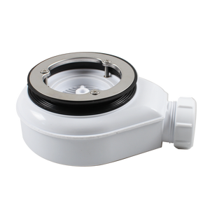 Desagüe de <span class=keywords><strong>ducha</strong></span> de 110mm, escurridor de <span class=keywords><strong>plato</strong></span> de <span class=keywords><strong>ducha</strong></span> de plástico para baño blanco con colector de pelo - Product Image 1