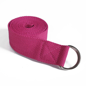 Sangle de Yoga à Logo Personnalisé Ceinture en Coton Réglable pour Fitness Kinésithérapie Pilates - Vente en Gros Sport et Divertissement - Product Image 5