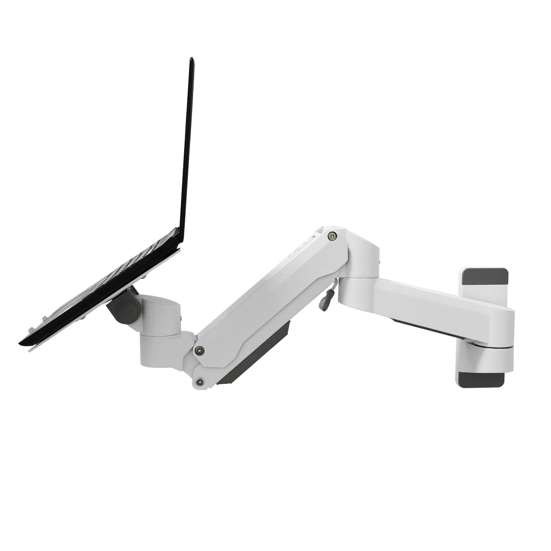 ORANGLES T9-GA02-W-L Industrial Wall Mount Workstation | Gas Spring Arm for Laptops & Monitors up to 32" | Height Adjustable Aluminum – orangles Kuwait - angled perspective - presenting advantages - Image 4 of 6 | fits any environment | Purchase T9-GA02-W-L Industrial Wall Mount Workstation | Gas Spring Arm for Laptops & Monitors up to 32" | Height Adjustable Aluminum – orangles Kuwait Michigan | Free Shipping ORANGLES