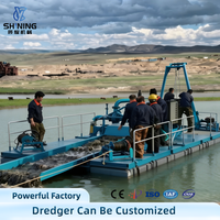 Draga de succión a chorro diésel de grado industrial con motor y bomba, 160m de calado, 2200m³/h de flujo de agua