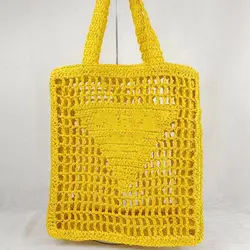Borsa Ecologica Artigianale da Donna <span class=keywords><strong>in</strong></span> Paglia e <span class=keywords><strong>Rafia</strong></span> per Spiaggia, Vacanze e Shopping - Product Image 6