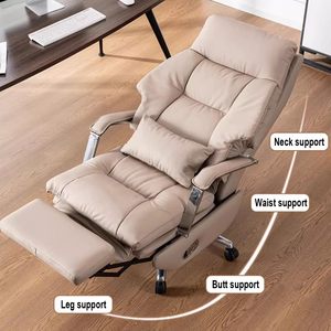 Wholesale Genuine Leather Chair Electric Big Size Electric Massage Office Chair Custom Reclining Office Chair with <b>Footrest</b> - Product Image 3