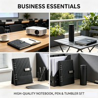 Coffret Cadeau d'Entreprise Haut de Gamme : Tasse Thermos Intelligente, Carnet A5 Rigide, Logo Personnalisé Sérigraphié ou Brodé – Cadeau de Luxe