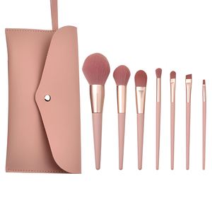 กระเป๋าใส่เครื่องสำอางแบบซองหนัง PU เรียบง่าย พกพาสะดวก พร้อมสายคล้องมือ - Product Image 4