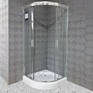 Porte doccia in Plexiglass da 36 pollici con porta scorrevole per doccia Full Frame