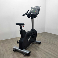 Vélo vertical commercial Canwin CAWY en acier tubulaire certifié ISO9001/CE avec écran LED réglable – Équipement de fitness pour salle de sport et musculation