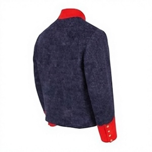 Men's Civil <b>Wool</b> Sack <b>Quilted</b> Jacket Stand Collar Button Front Winter Uniform Style OEM Custom Logo - Product Image 3