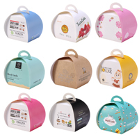 Boîte d'emballage en papier personnalisable pour la restauration rapide à emporter, couleurs mélangées, gaufrage, pelliculage mat, doublure en éponge, pour chips et chewing-gum