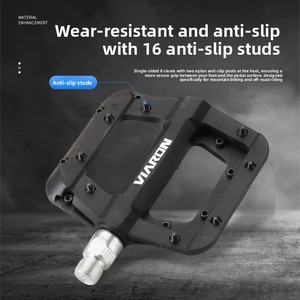 <span class=keywords><strong>Pedales</strong></span> de Bicicleta Anchos Antideslizantes con Rodamientos de Nylon Compuesto, Fibra de Nylon de 4 Colores, <span class=keywords><strong>Pedales</strong></span> de Bicicleta de Carretera Bigfoot con Rodamientos Bolany - Product Image 3