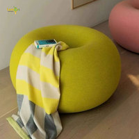 Pouf rond de forme créative, fauteuil paresseux, canapé en éponge, pouf de forme artistique