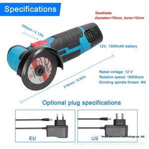 Mini Taladro Angular Inalámbrico Portátil de 12V, Multifunción, Recargable con Batería de Litio y Motor sin Escobillas - Product Image 5