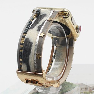 HUAMJ <span class=keywords><strong>cinturino</strong></span> per orologio in <span class=keywords><strong>pelle</strong></span> leopardata moda per <span class=keywords><strong>Apple</strong></span> <span class=keywords><strong>watch</strong></span> 40mm <span class=keywords><strong>44mm</strong></span> 38mm 42mm 41mm 45mm - Product Image 4