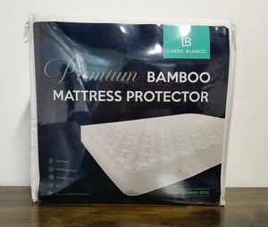 Premium Bamboo <strong>Mattress</strong> Protector Queen Size - 100% Bamboo Fabric Surface <strong>Mattress</strong> <strong>Cover</strong>, Waterproof Bed <strong>Cover</strong>, Hypoallergenic, - Product Image 6