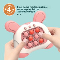 Jeu électronique Quick Push lumineux pour enfants, jeu de puzzle sensoriel Pop Fidget, jouet anti-stress à piles