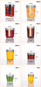 Bouchons à vis en aluminium pour pots Mason en verre, pour confiture de miel, caviar, sauce chili, salades et chocolat - Product Image 6