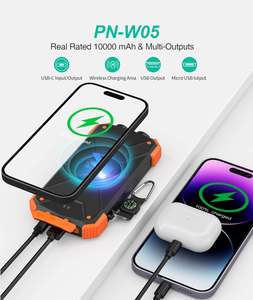 Meilleures ventes : Mini batterie externe solaire sans fil à charge rapide 10000 mAh avec écran LED et Type-C pour téléphones - Product Image 5