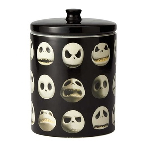 Enesco cerámica pesadilla antes de Navidad Jack Skellington Cookie Jar contenedor de 9,25 pulgadas - Product Image 3