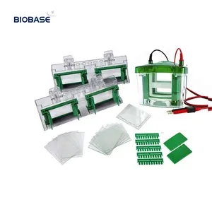 BIOBASE China descuento Vertical proteína electroforesis peine 10 muestras célula sistema máquina tanque con fuente de alimentación