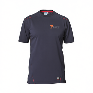 Camiseta de manga corta Ttake gris L Performance Sportwear - Product Image 2