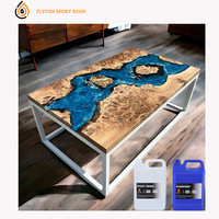Kit de coulée profonde en résine époxy et durcisseur, liquides en gros, résine époxy transparente pour table en bois