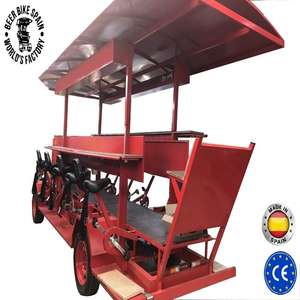 Groupe de divertissement, vélo, groupe mobile, passagers, ville, bar à bière, vélo tandem, tour en vélo, vélo de livraison de nourriture, chariot à vélo - Product Image 6