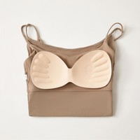 XIANGYU Xiang Long Clothing Soutien-gorge de yoga simple rembourré en maille pour femme, respirant, à maintien léger, avec coussinets amovibles