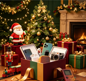 Set Albero <span class=keywords><strong>di</strong></span> Natale Artificiale Pre-Decorato 100% Lucky, Scatola Misteriosa con Elettronica, Smartwatch con Display a Sorpresa - Product Image 6