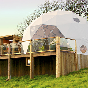 Dôme géodésique extérieur facile à installer Camp Camping Plage étanche jeu tente d'exposition avec couche isolante avec porte en verre - Product Image 6