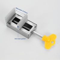 Serrure de sécurité pour enfants porte en alliage d'aluminium et fenêtre coulissante arrêt de sécurité limiteur antivol pour enfants pour l'utilisation de la porte de garage