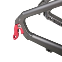 Cadre de vélo de montagne BMX à assistance électrique EC1 avec boîtier de batterie moteur Bafang Dérailleur avant à vitesse unique