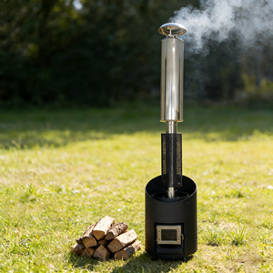 เตาเผาไม้แบบพกพา ดีไซน์ทันสมัย น้ำหนักเบา ปลอดภัย ทำจากสแตนเลส ใช้สำหรับทำความร้อนกลางแจ้ง ไม่ต้องใช้ไฟฟ้า เหมาะสำหรับซาวน่า - Product Image 2