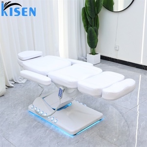 Kisen Hot Sale White Salon Furniture 3 Motors Modern Electric Lifting Esthetician Massage <b>Table</b> <b>Bed</b> Beauty Eye <b>Lash</b> <b>Bed</b> - Product Image 5