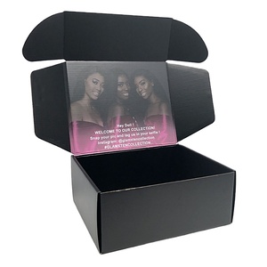 Custom Apparel Packaging Mailer Boxes Logo Printed Cardboard Corrugated Shipping Folding Foldable Carton Box - Product Image 1